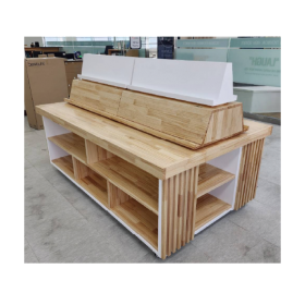 신간전시대 (양면)  스탠드북케이스.큐레이션 전시대  2000x1200x1200mm