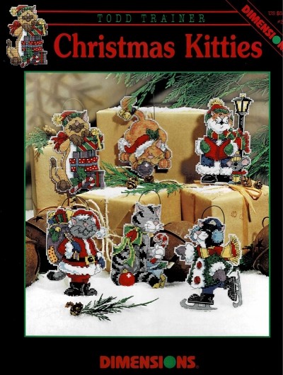 십자수도안책 Dimensions/ CHRISTMAS KITTIES-339