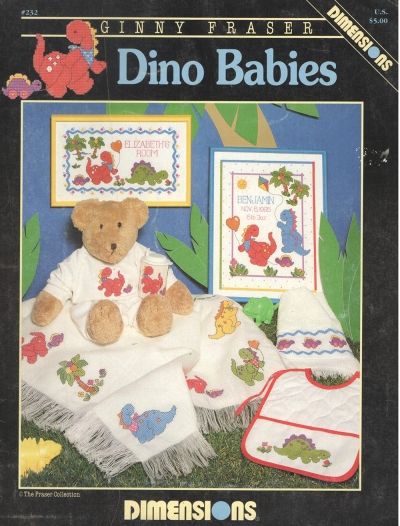 십자수도안책 Dimensions/ DINO BABIES-232