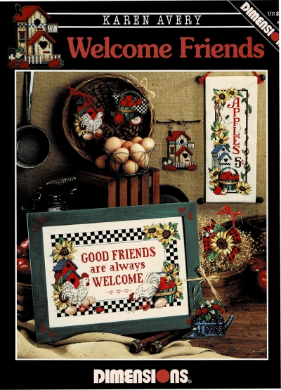 십자수도안책 Dimensions/ WELCOME FRIENDS-254