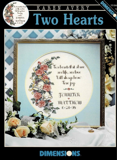 십자수도안책 Dimensions/ TWO HEARTS-277