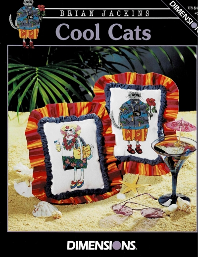 십자수도안책 Dimensions/ COOL CATS-359