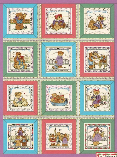 십자수도안책 Gloria & Pat/ BEARATITUDES-HL15