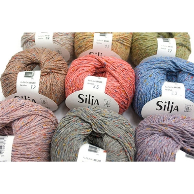 Silja 8812(실크45%+면45%+폴리10%, 50g, 175m) / 북유럽 뜨개실 덴마크 Permin(DIS)