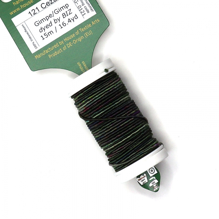 HOTA자수실 Gimp Hand-dyed 복합사/G.VG.0121(Cezanne) 15m Spool(스풀)