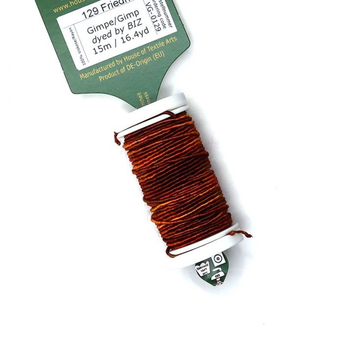 HOTA자수실 Gimp Hand-dyed 복합사/G.VG.0129(Friedrich) 15m Spool(스풀)