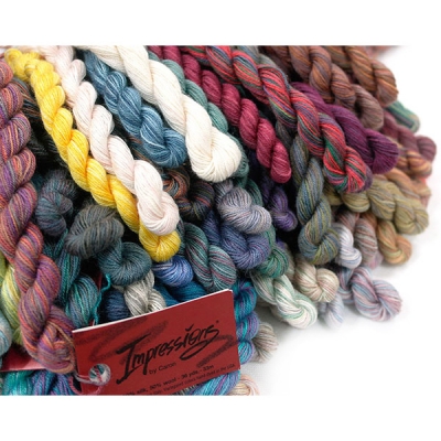 옵션선택 Caron자수실 캐론 Impressions(울실크) Hand-dyed 복합 / (니들아트 Total & Best세트)