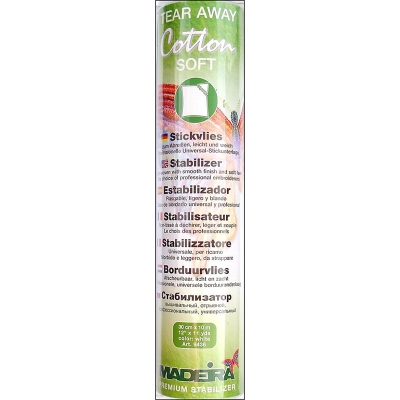 자수용심지, 티어어웨이 비접착식 Madeira Tear Away 30CmX10m롤-MAD 9436