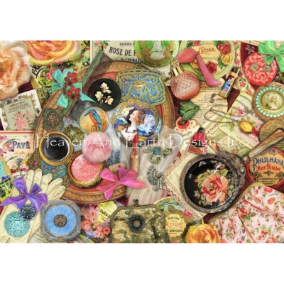 십자수도안책 명화 Heaven and Earth/ Vintage Vanity-20200473(CHART PACK)