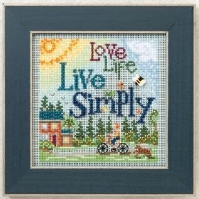 외국 십자수패키지 MillHill(Beads & Buttons)/ Live Simply-MH14-2101