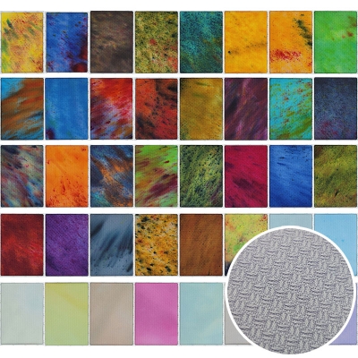 옵션선택(40X45Cm) HOTA 자수원단 팝콘 Popkorn(8카운트) Hand-dyed 복합 BPOP