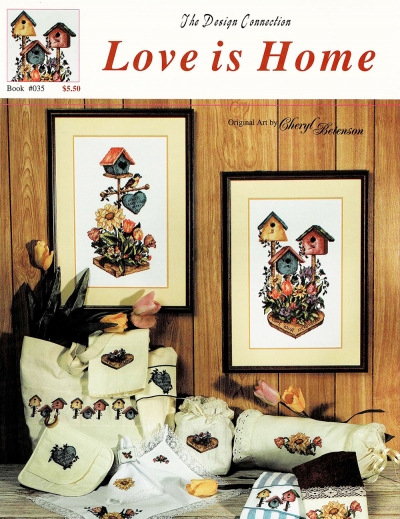 십자수도안책 Design Connection/ LOVE IS HOME-035