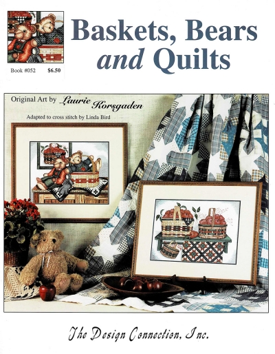 십자수도안책 Design Connection/ BASKETS, BEARS AND QUILTS-052