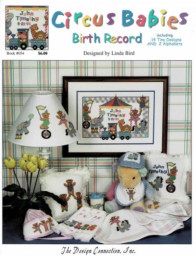 십자수도안책 Design Connection/ CIRCUS BABIES BIRTH RECORD-054