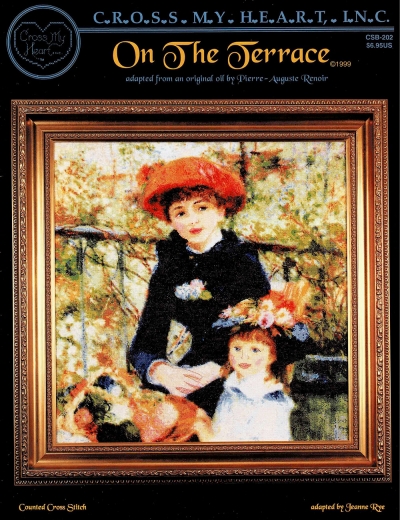 십자수도안책 Cross My Heart/ ON THE TERRACE(RENOIR)-202