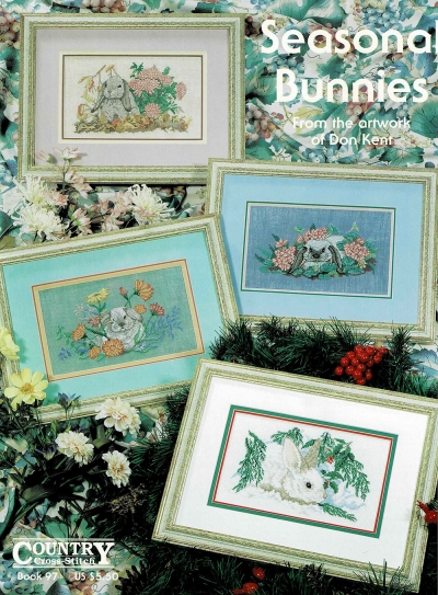 십자수도안책 Country Cross/ SEASONAL BUNNIES-97