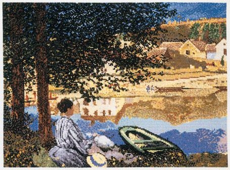 십자수도안책 명화 Fine Arts Heritage/ THE RIVER-49(CHART PACK)