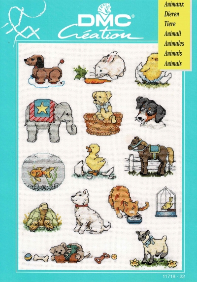 십자수도안책 DMC/ ANIMALS-11718