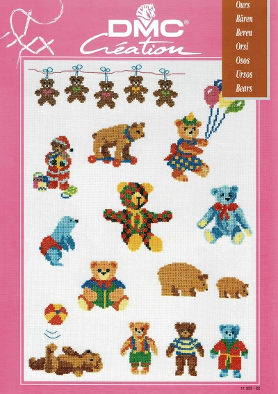 십자수도안책 DMC/ BEARS-11333