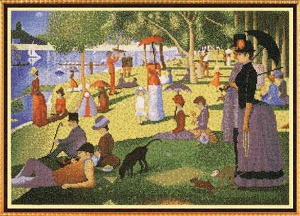 십자수도안책 명화 Fine Arts Heritage/ A SUNDAY AFTERNOON-48(CHART PACK)