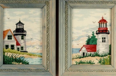 십자수도안책 Sudberry/ PAIR LIGHTHOUSES-308