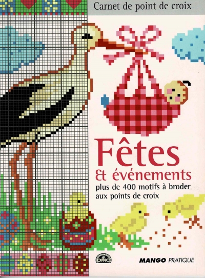 십자수도안책 DMC/ FETES(400여 알파벳,숫자,보더 디자인)-12784