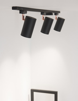 [아울렛] LED 히트 COB 레일조명 5W (블랙/주백색)