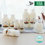 보리올 수제 플레인 요거트 홈카페 건강 간식 요구르트 500ml 2개