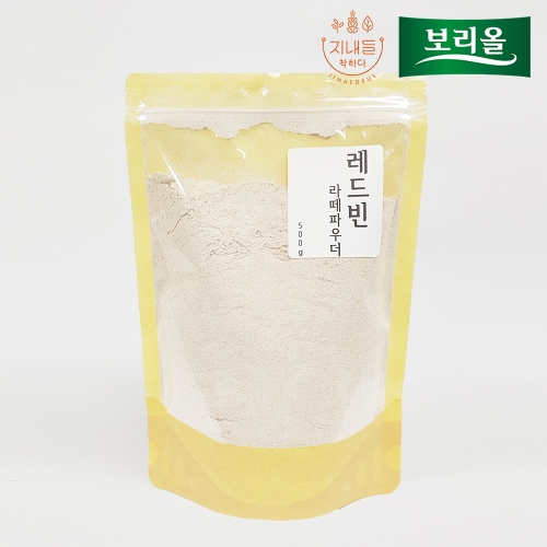 보리올 지내들 맛있는 팥 미숫가루 분말 국산 팥 레드빈 라떼 파우더 500g 2개