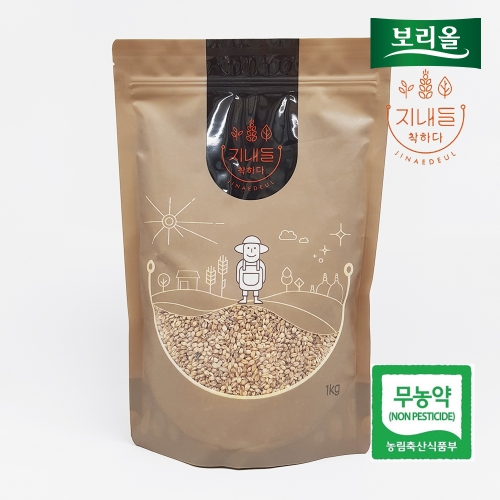 보리올 자수정 찰보리쌀 1kg 3개