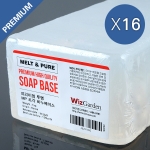 [프리미엄] 크리스탈 투명 MP 조각비누베이스-[16kg]- 12/10 이후출고