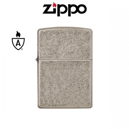 ZIPPO 28973 Armor Antique Silver Plate