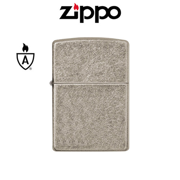 ZIPPO 28973 Armor Antique Silver Plate