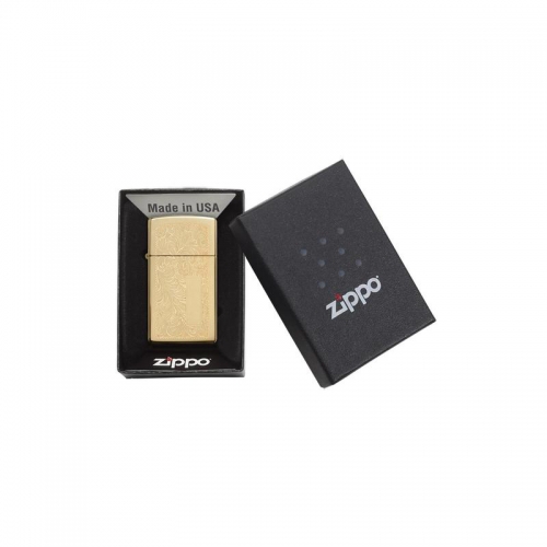 ZIPPO 1652B Slim Brass Venetian