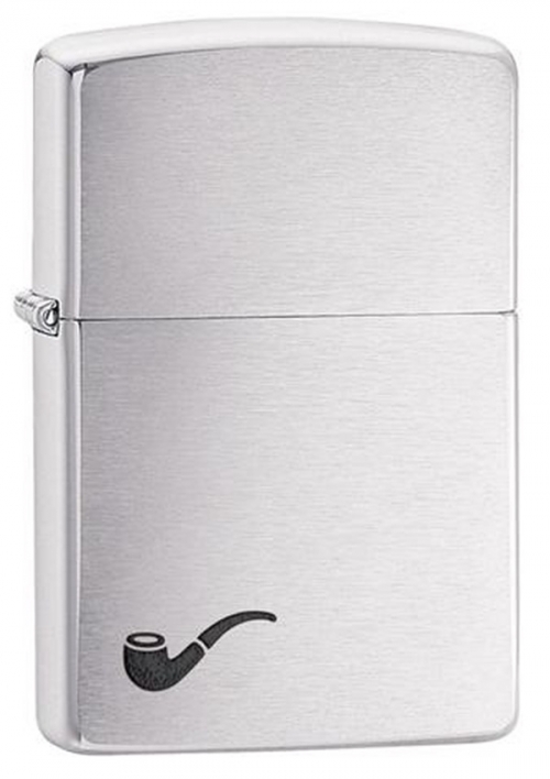 ZIPPO 200PL BR FIN PIPE LIGHTER CR