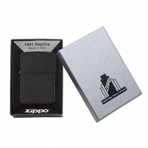 ZIPPO 28582 REP BLACK CRACKLE 1941