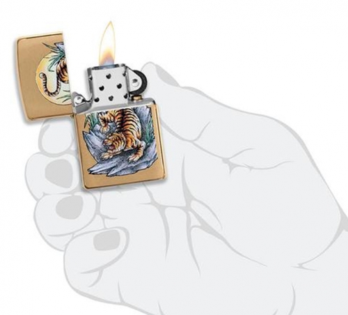 ZIPPO 49116 TATTOO TIGER