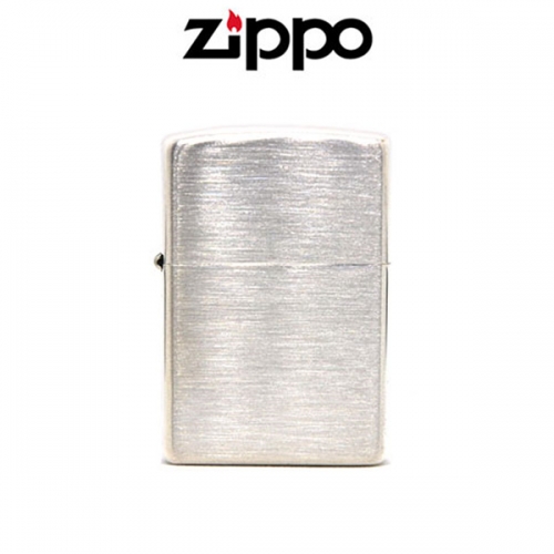 ZIPPO STERLING SILVER 13 REG SS BRUSH FINISH