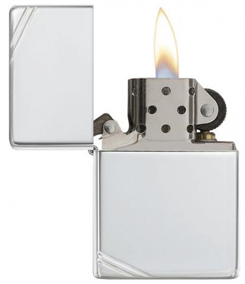 ZIPPO STERLING SILVER SLASH 14