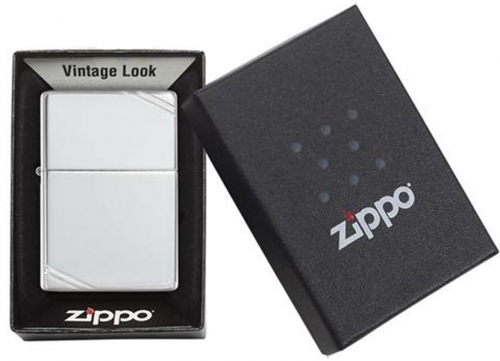 ZIPPO STERLING SILVER SLASH 14