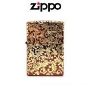 ZIPPO 5D Etching Arabesque Ion Red