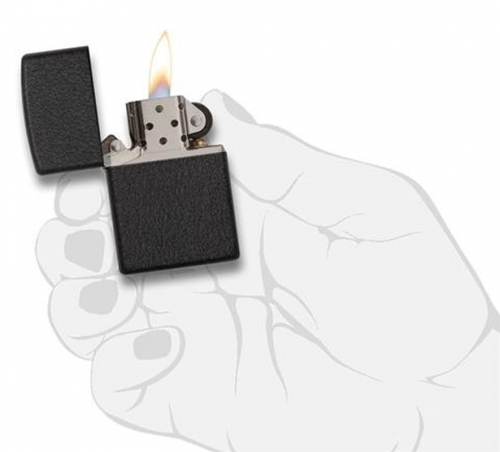 ZIPPO 236 REG BLACK CRACKLE