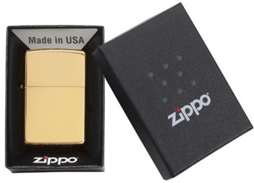 ZIPPO 254B REG H POL BRS WO/SS