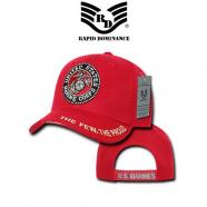 Rapid Dominance R105 The Legend Military Caps Marines Red