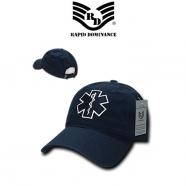 Rapid Dominance R101 Relaxed Cotton Caps EMT Cross Navy