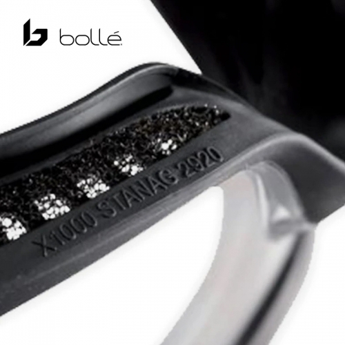 Bolle X1000 STANDARD BALLISTIC GOGGLE BLACK FRAME X1NSTDI