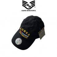 Rapid Dominance R201 Relaxed Cotton Caps, Korea Vet, Black