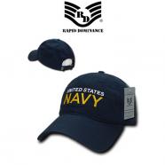 Rapid Dominance R203 Relaxed Cotton Caps, Navy, Navy