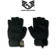 Rapid Dominance T23 Half Finger Glove, Black