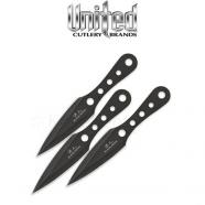 United Cutlery Black Ronin Triple Bolt Throwers 3P SET UC2802